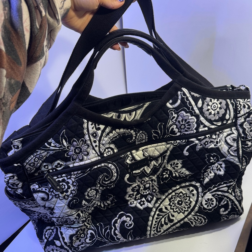 Vera Bradley, Carryall Travel Bag, Midnight Paisley